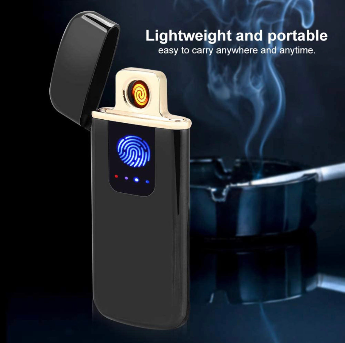 Flameless Cigarette Lighter | USB Rechargeable | Gasless No Butane Plasma Arc